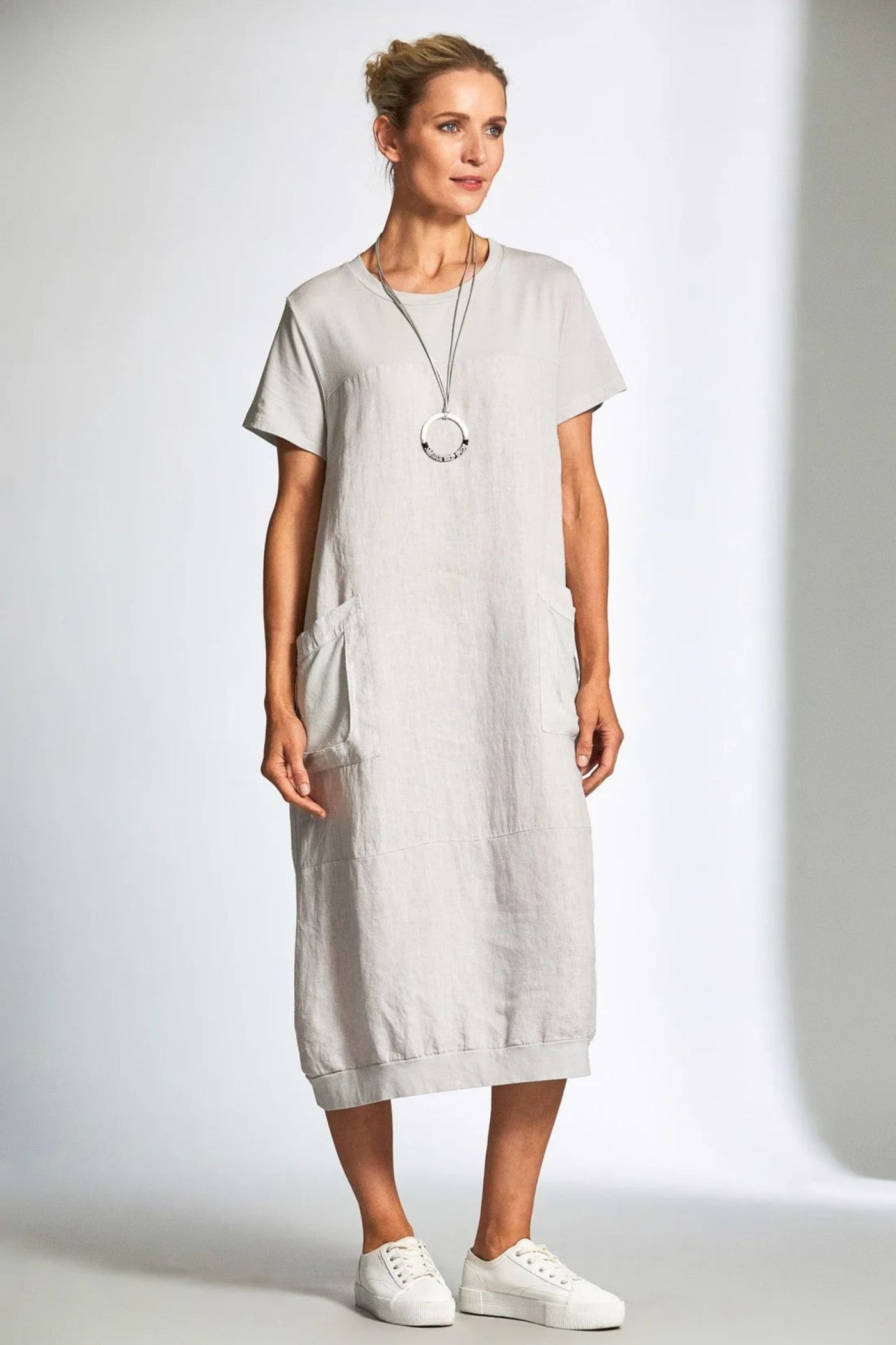 RAISED POCKET DRESS - S25147