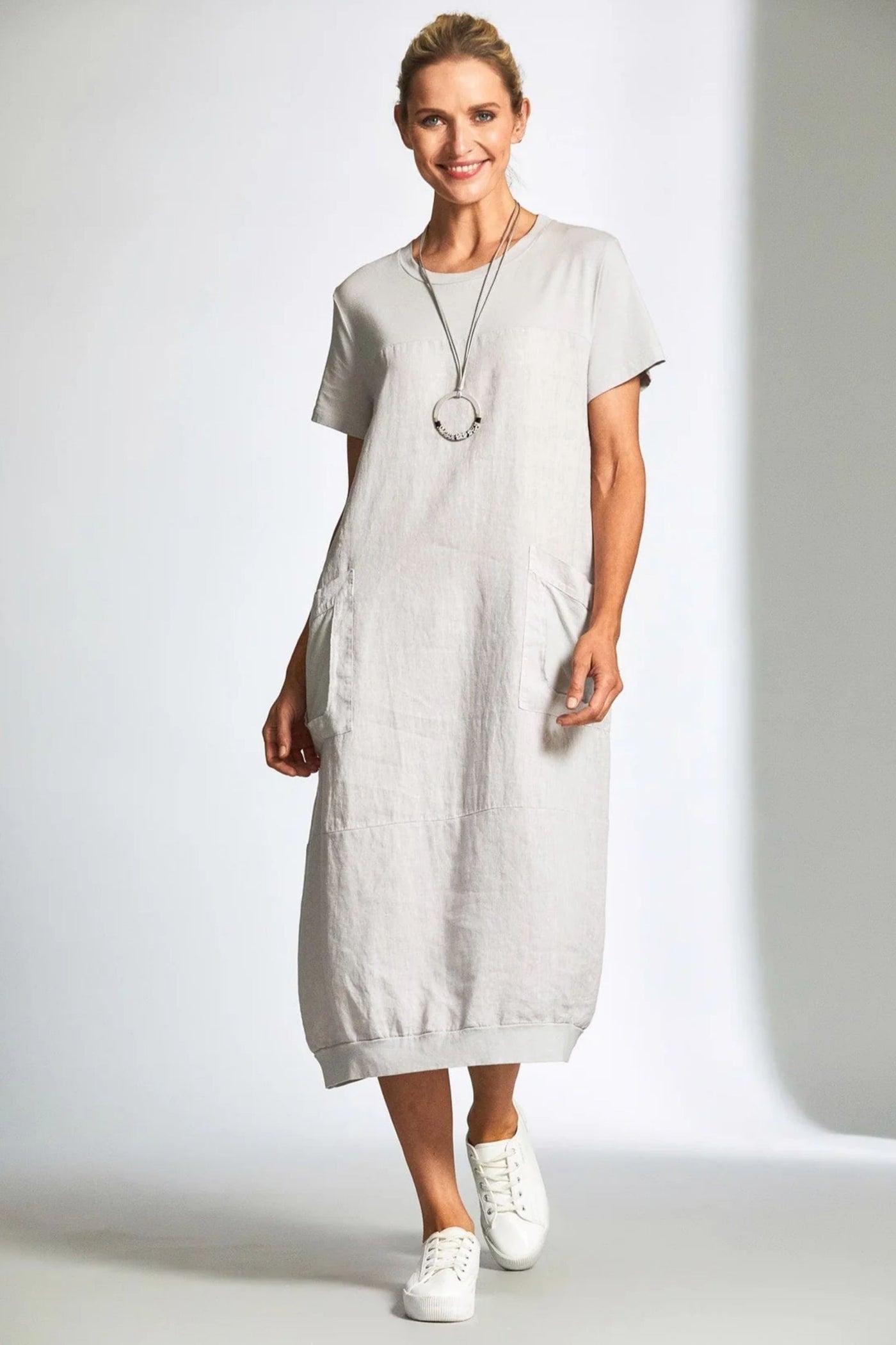 RAISED POCKET DRESS - S25147