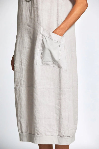 RAISED POCKET DRESS - S25147