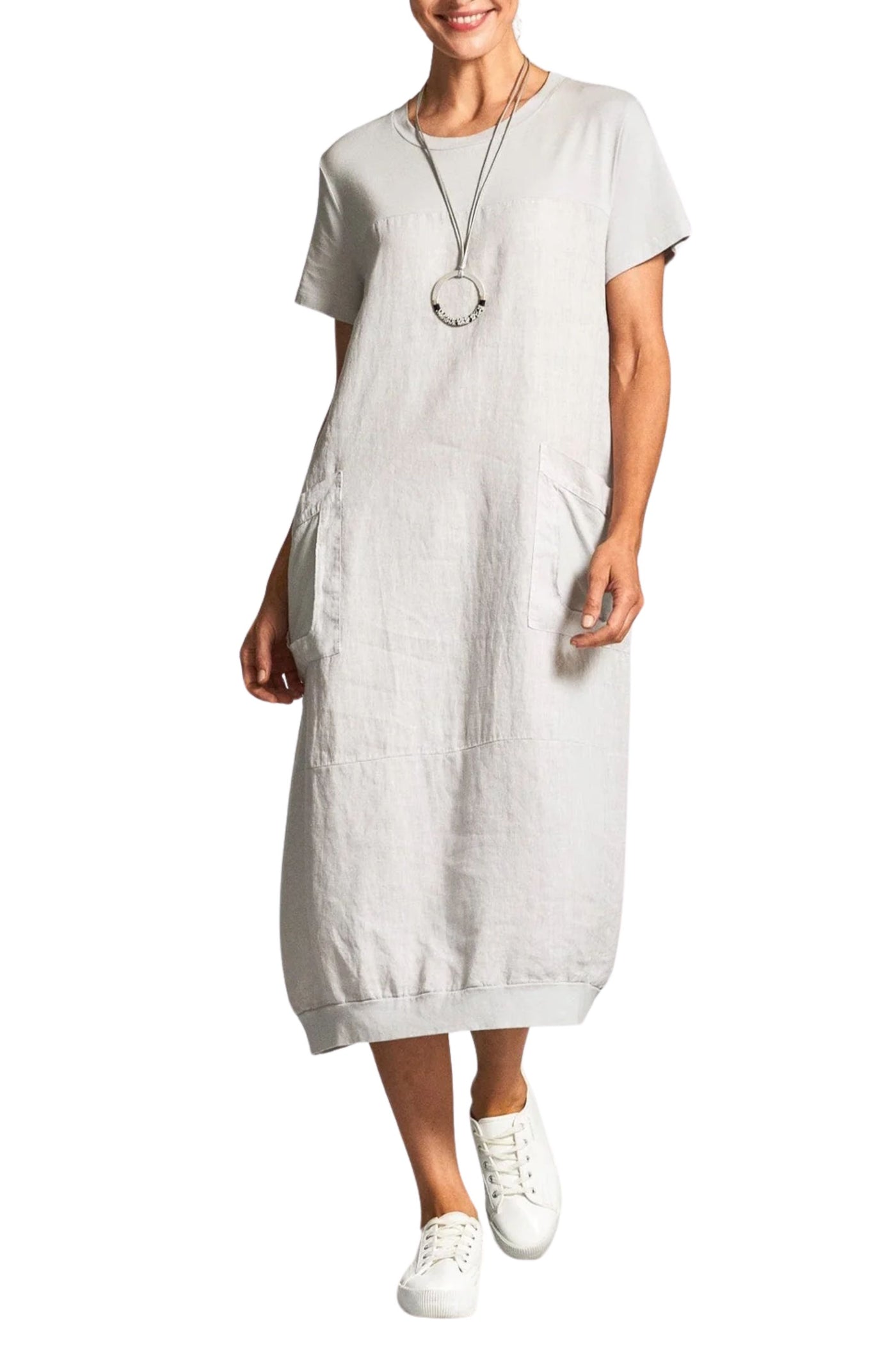 RAISED POCKET DRESS - S25147