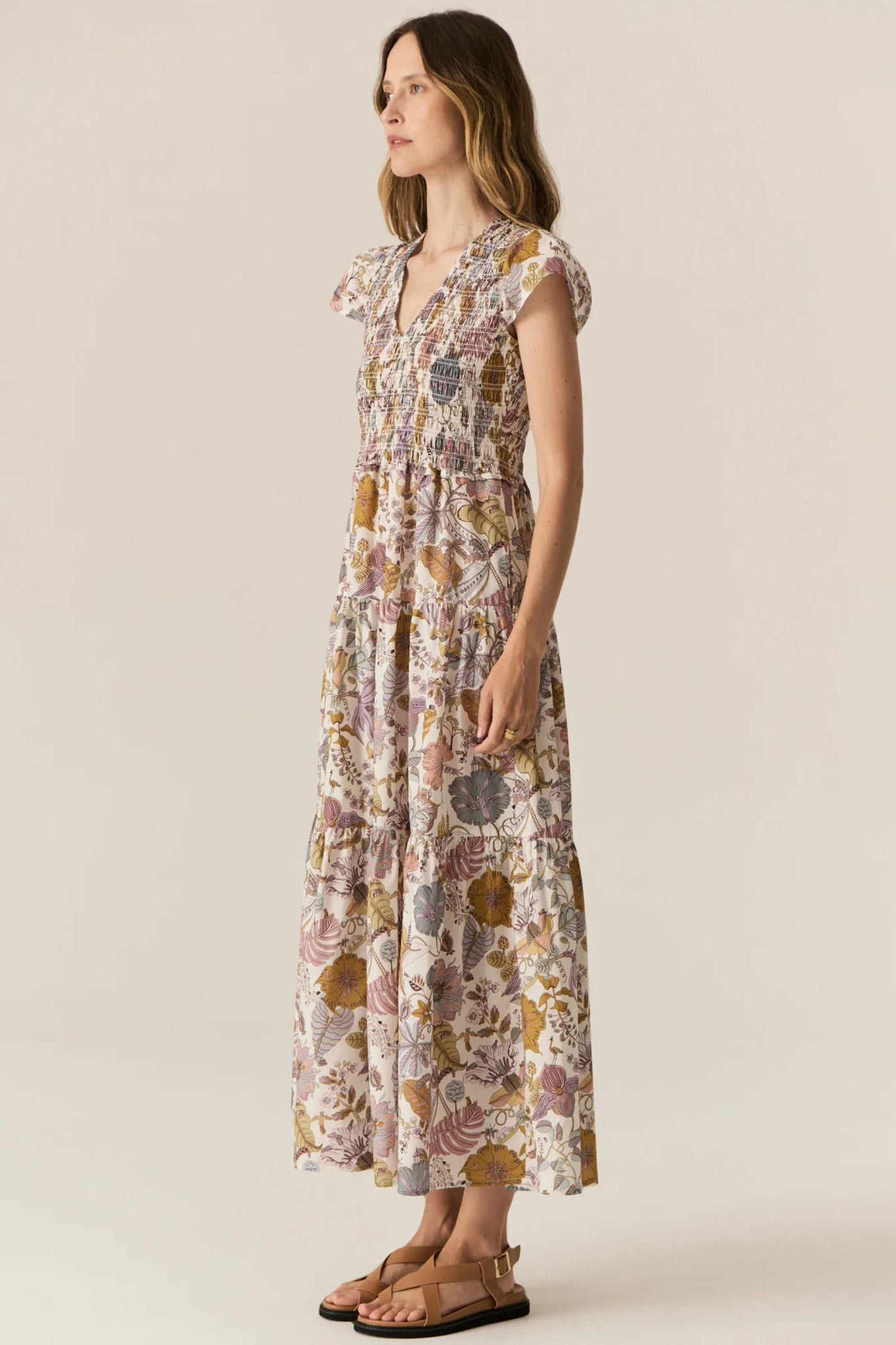 MARLA SHIRRED DRESS - PP5570A