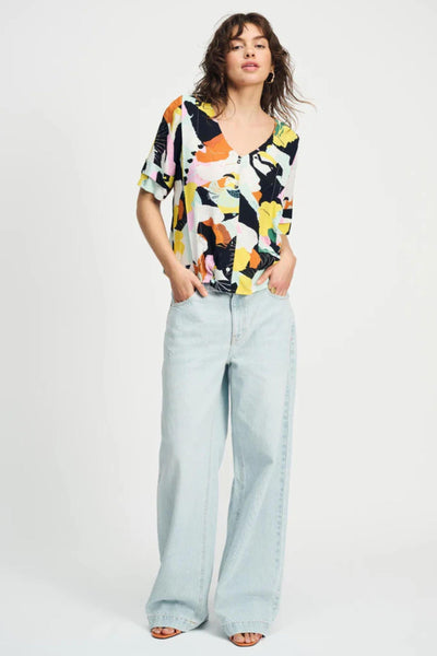 V NECK PARADISE TOP - SP9137 TOP