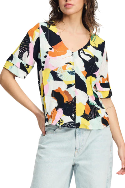 V NECK PARADISE TOP - SP9137 TOP