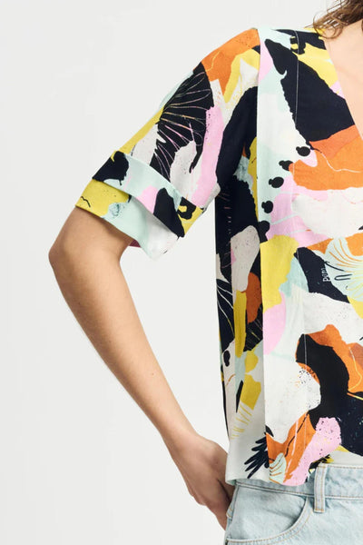 V NECK PARADISE TOP - SP9137 TOP