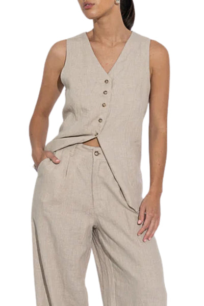 LOLA LONGLINE VEST - SF-SIG-TP006