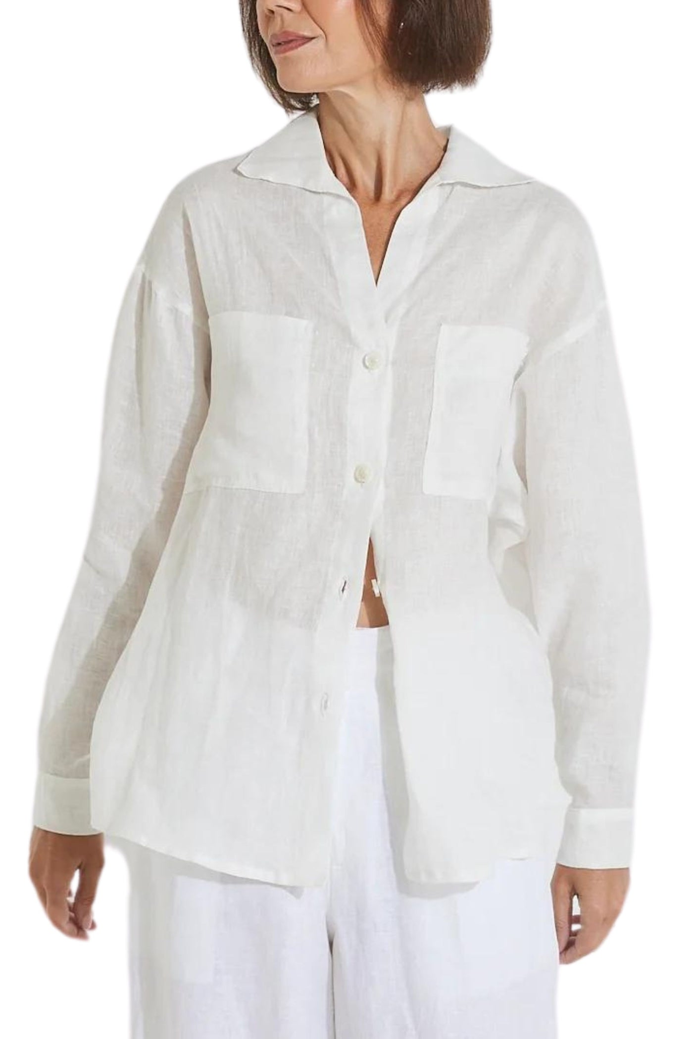 FRANCESCA LINEN SHIRT - SF-SIG-TP002