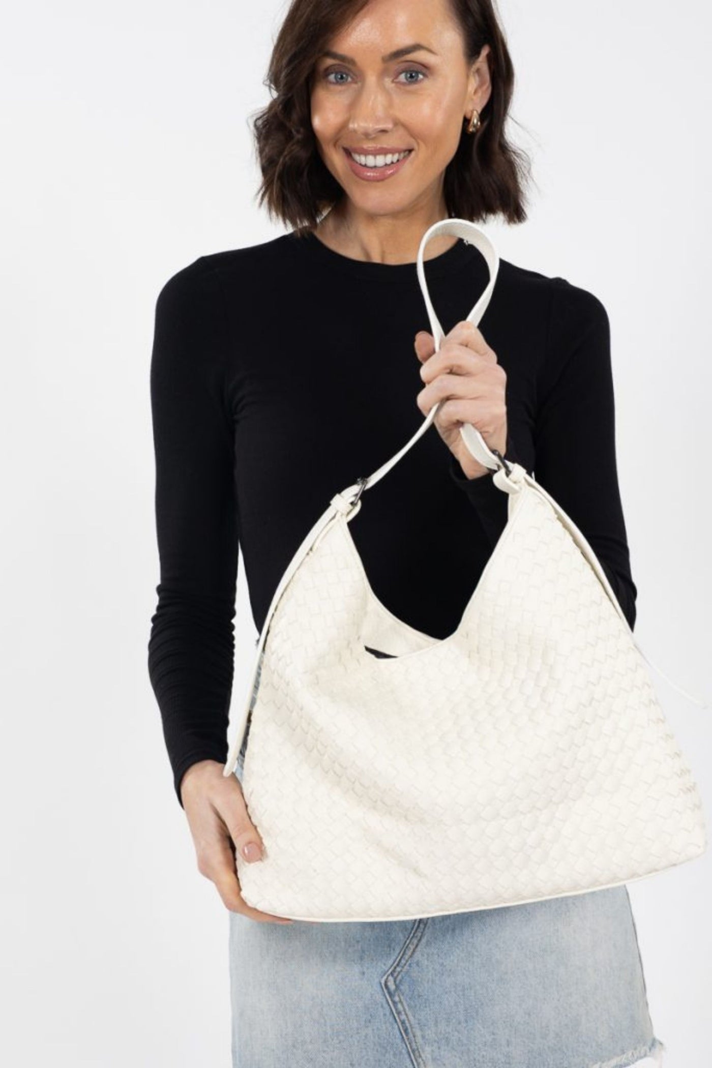 VESTA WOVEN TOTE - 8347