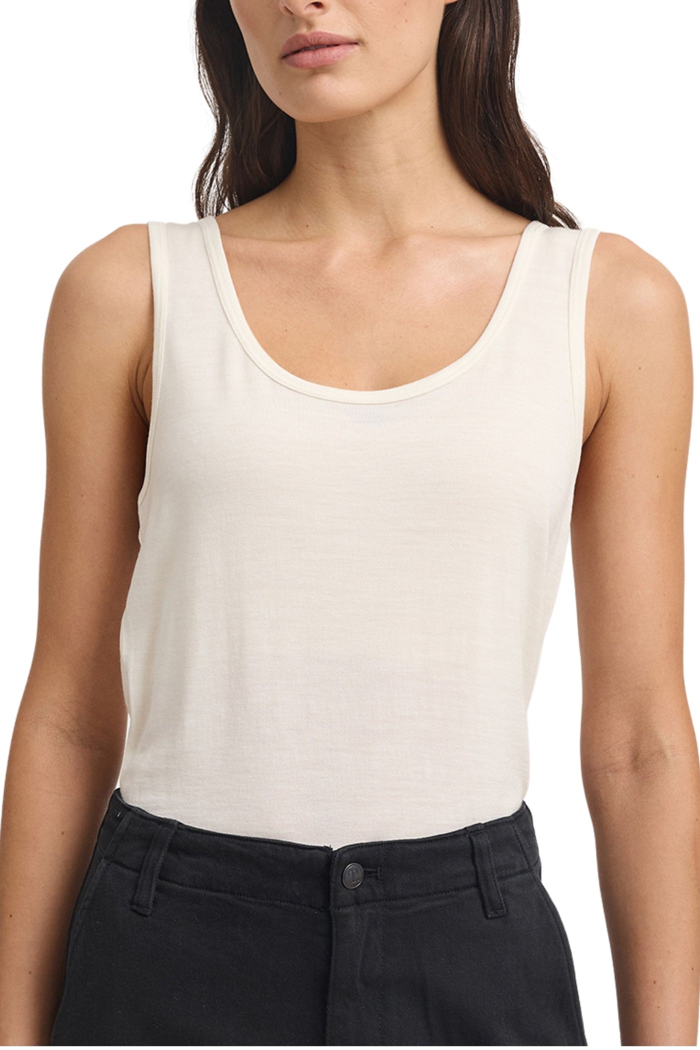 SCOOP MERINO TANK - 635