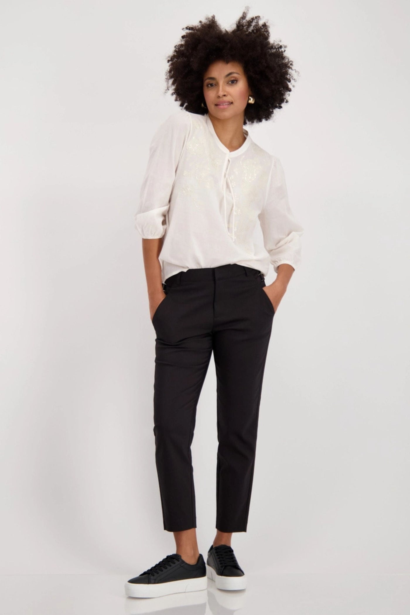 SEQUIN LACE BLOUSE 409693MNR BLOUSE
