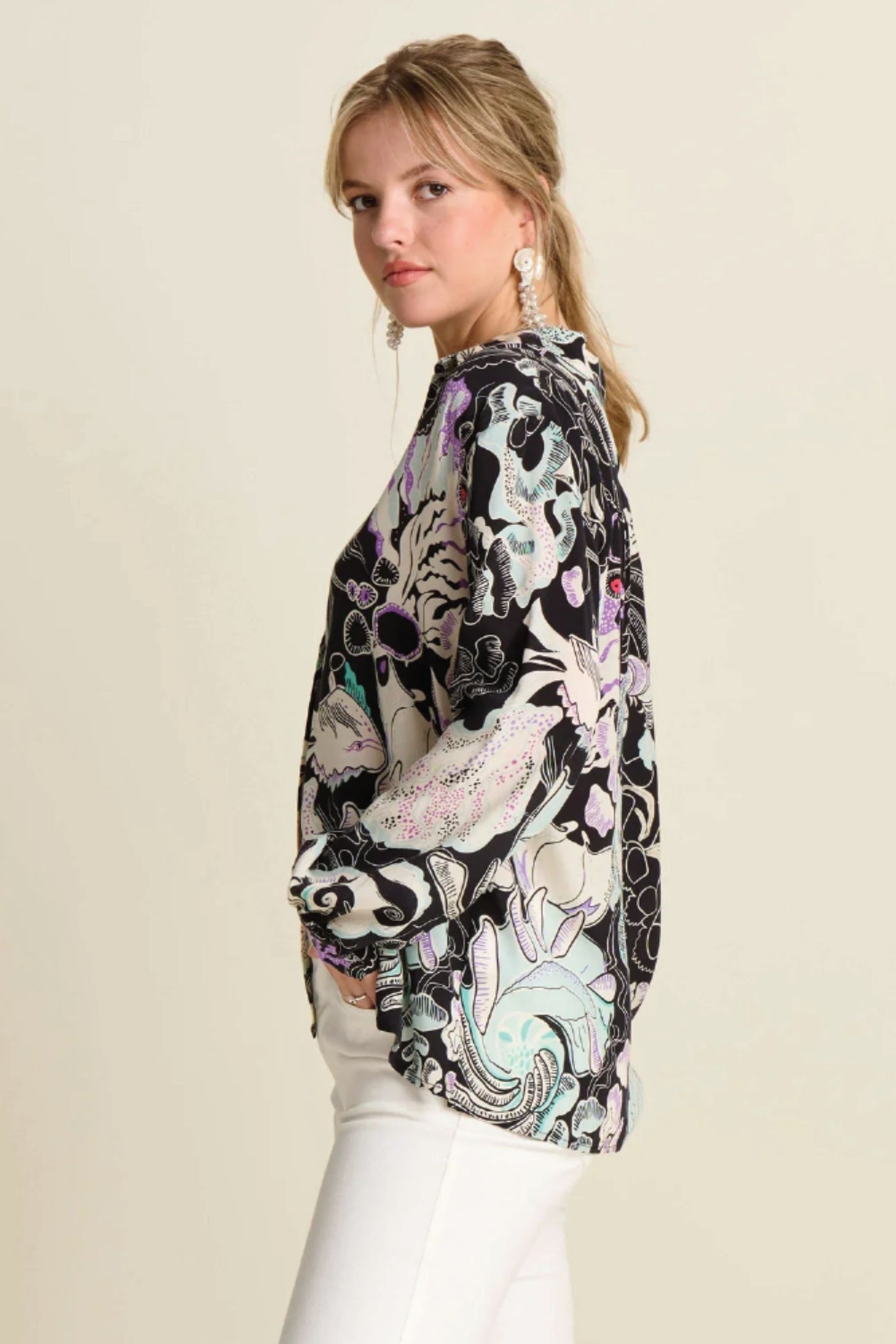 MILLY ISLAND LIFE BLOUSE - SP7723