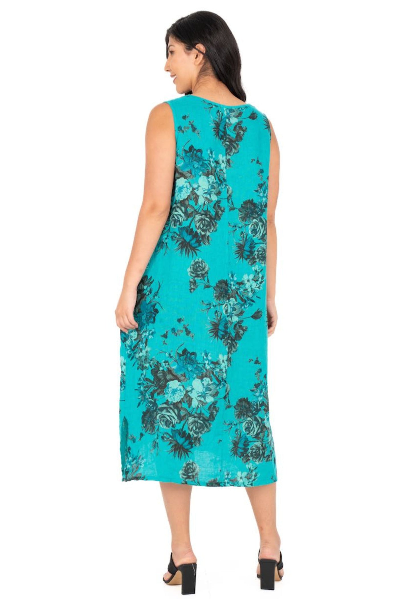 PRINTED DRESS - 19-7917W
