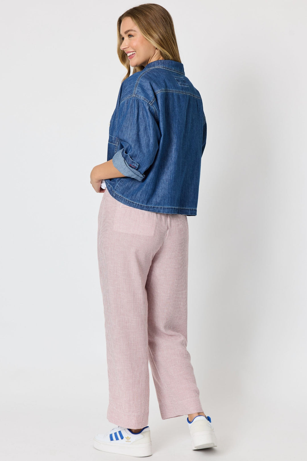 COAST CROP DENIM JACKET - 49702T