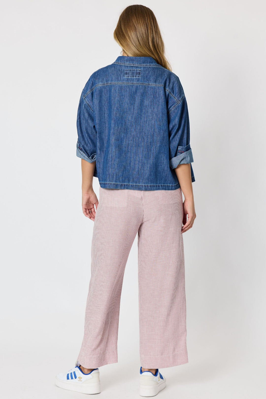 COAST CROP DENIM JACKET - 49702T