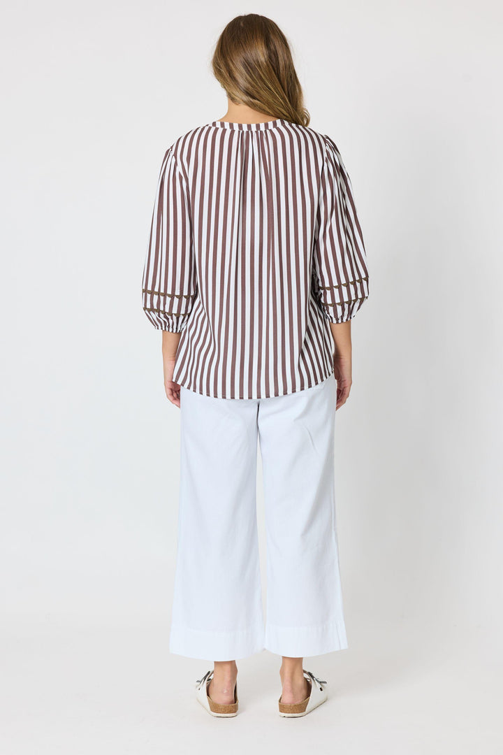 MONTECITO STRIPE TOP - 49542T