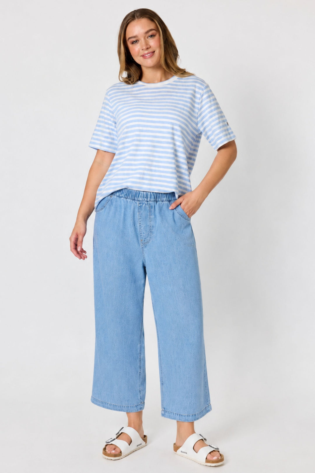 SEAVIEW CHAMBRAY PANT - 49801T