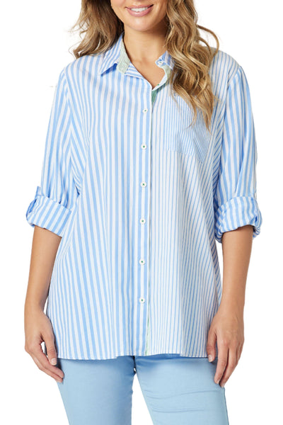 SKYLAR STRIPE SHIRT - 47914T