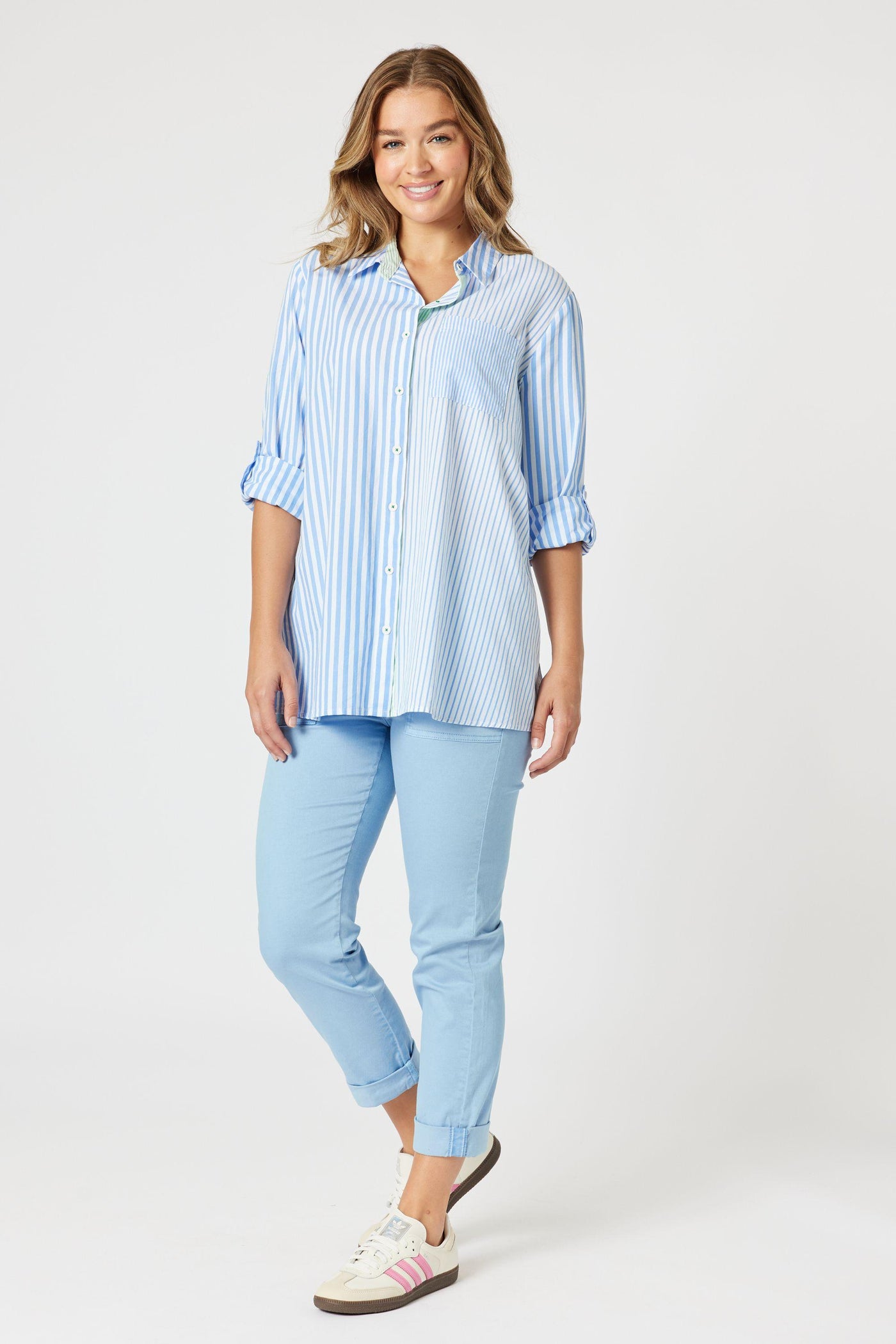 SKYLAR STRIPE SHIRT - 47914T