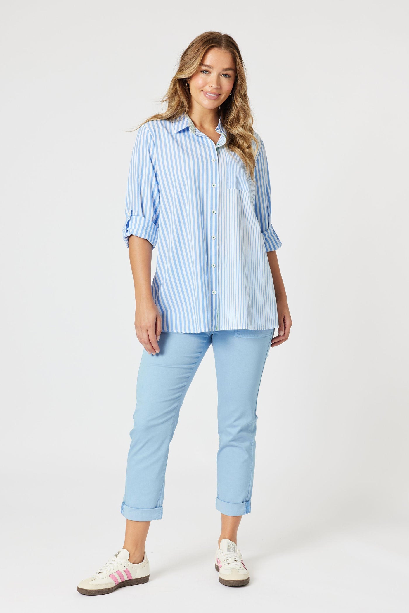 SKYLAR STRIPE SHIRT - 47914T