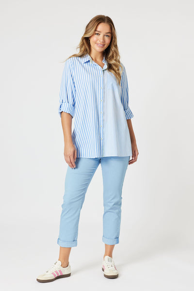 SKYLAR STRIPE SHIRT - 47914T