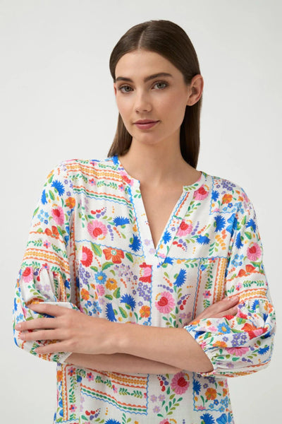 TALIDA V NECK TOP