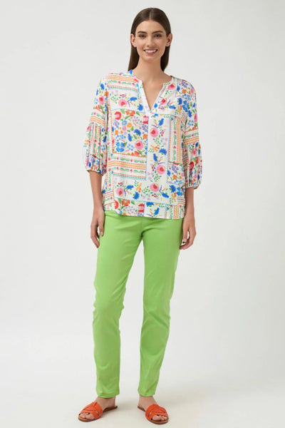 TALIDA V NECK TOP