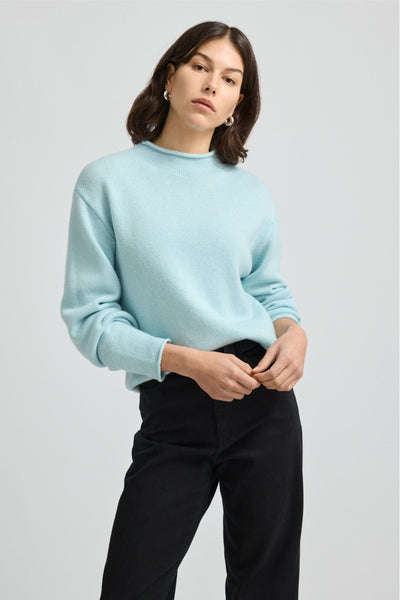 RELAXED FIT MOCK NECK - 5214