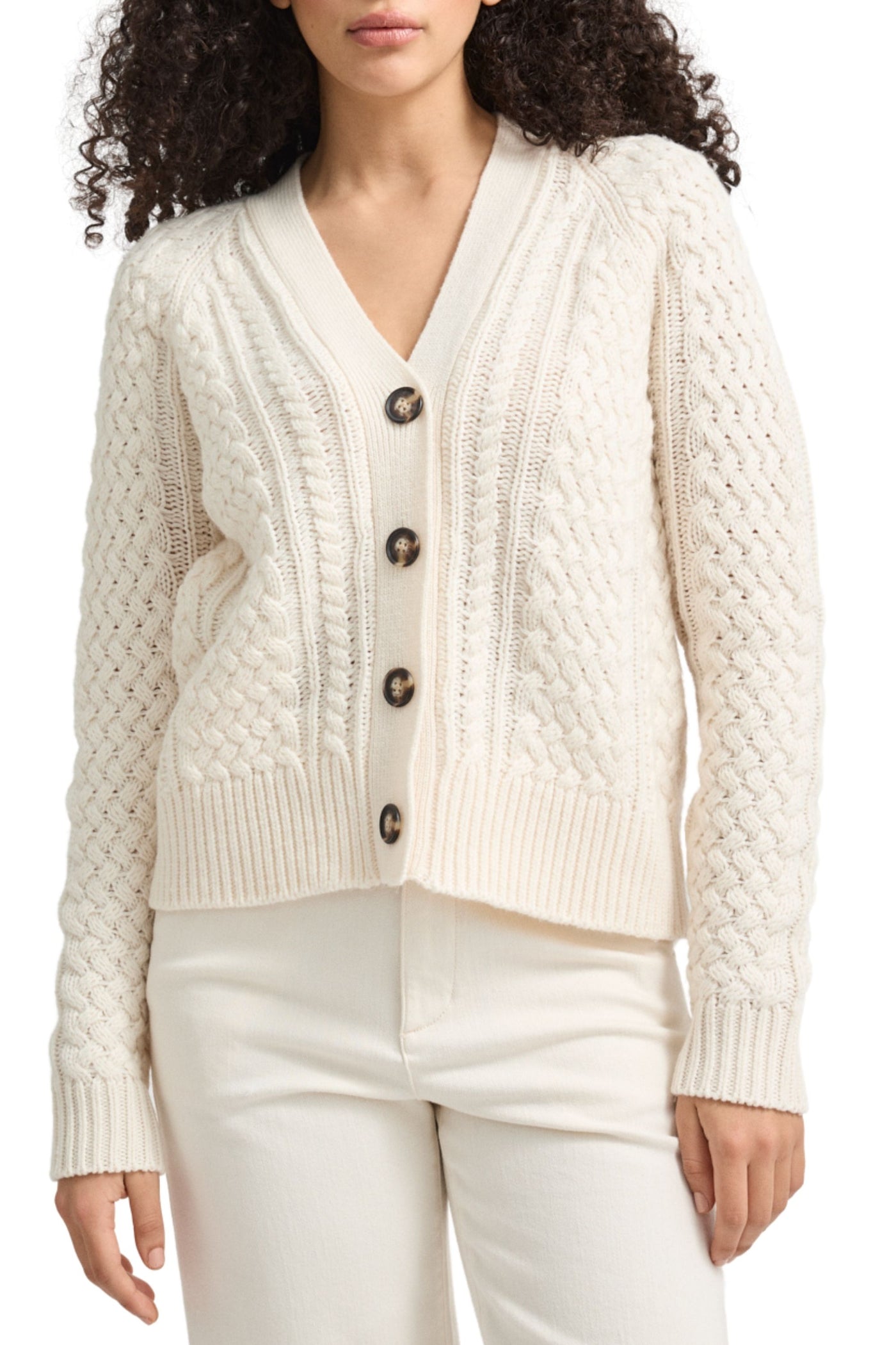 CABLE CARDIGAN - 5223