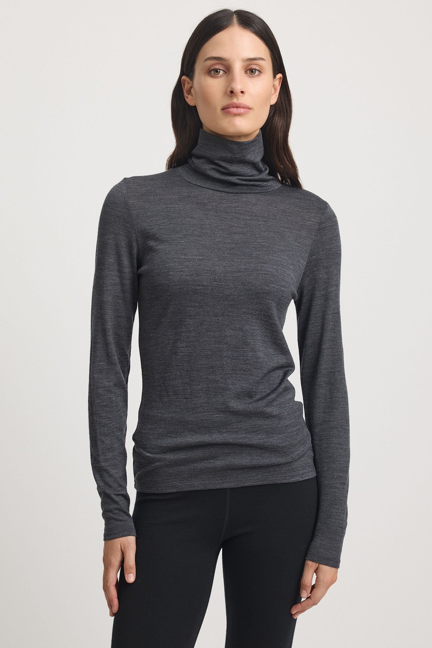 TURTLENECK MERINO TEE - 612