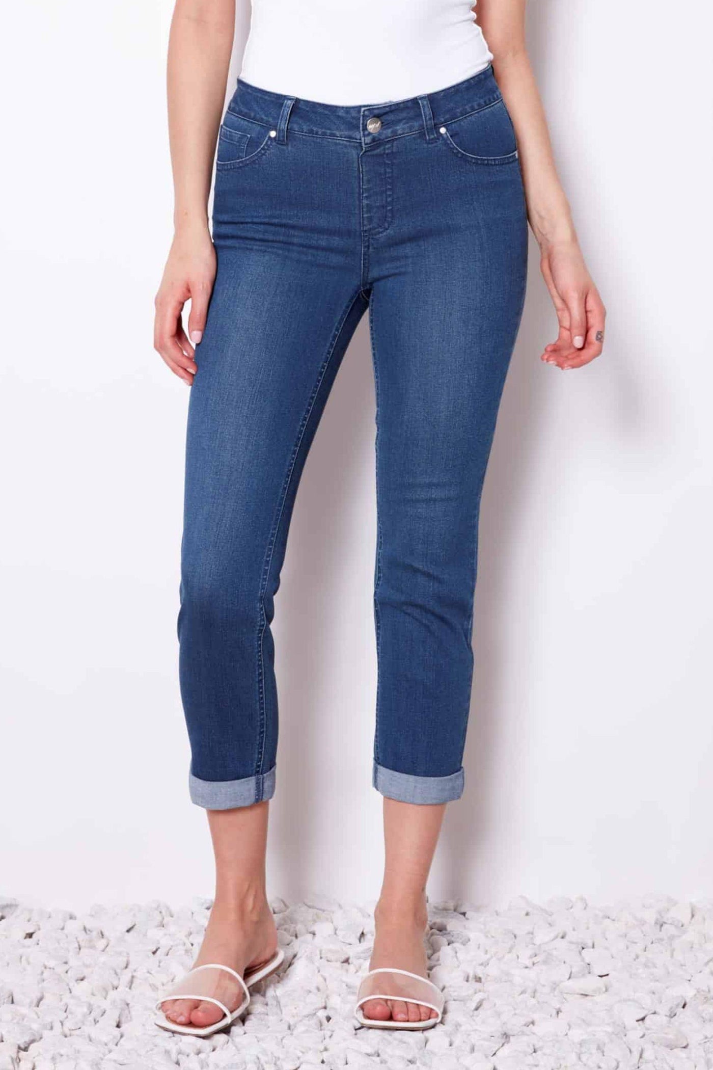 CROP DENIM JEAN - 68421UP
