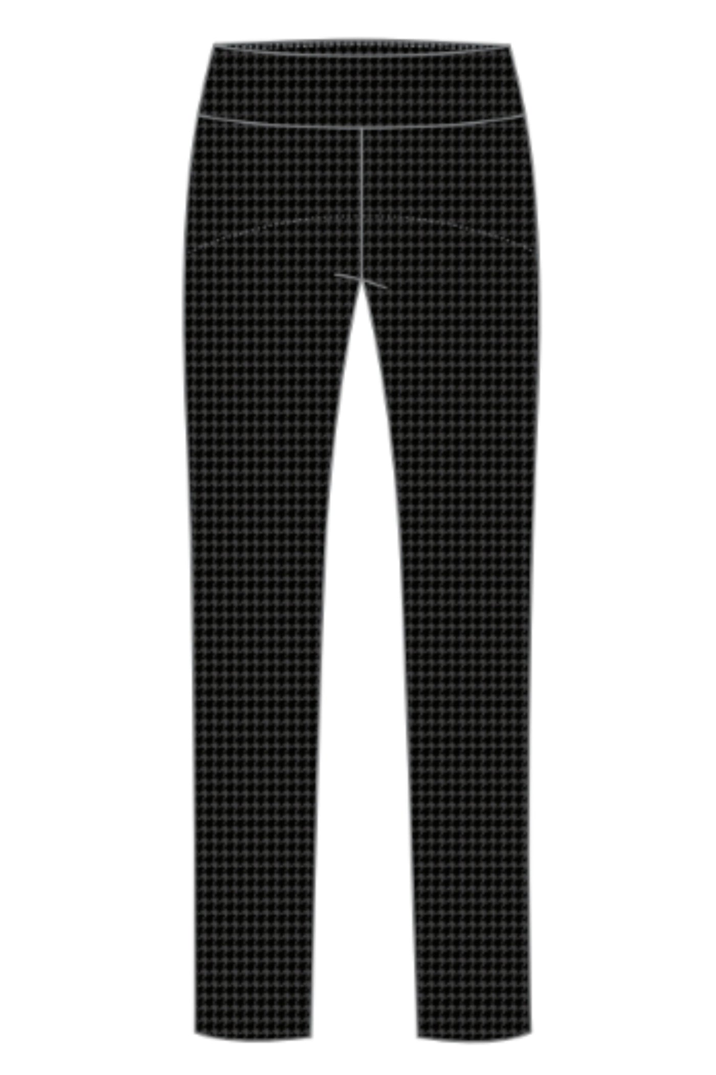 HOUNDSTOOTH PONTE PANT - 68305UP