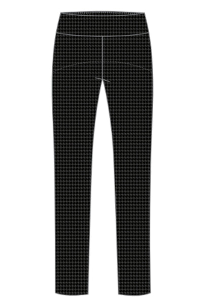 HOUNDSTOOTH PONTE PANT - 68305UP