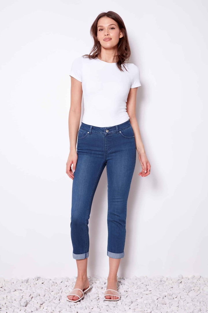 CROP DENIM JEAN - 68421UP