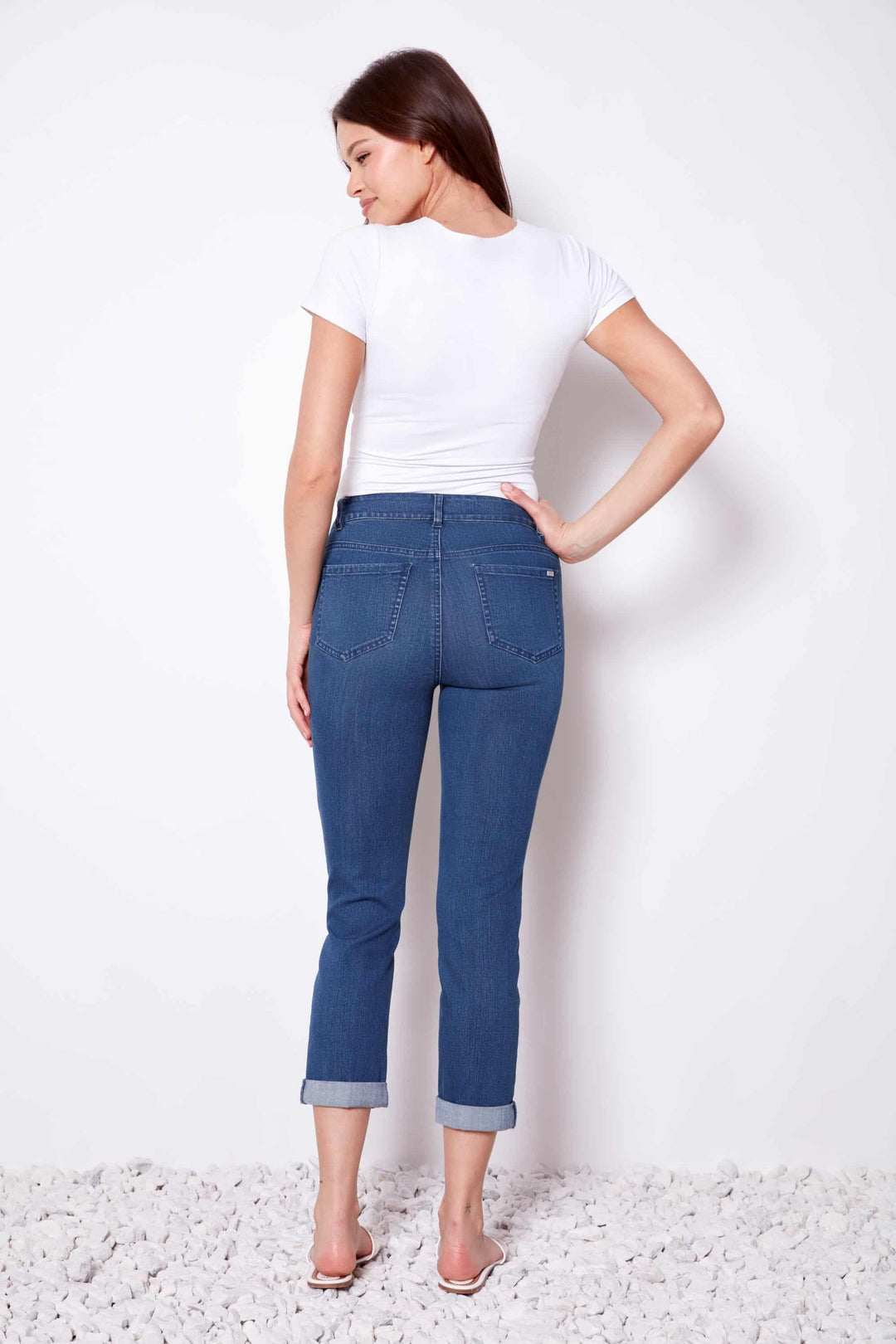CROP DENIM JEAN - 68421UP