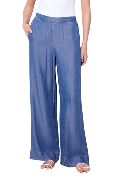 WIDE LEG TENCEL PANT - 68284UP