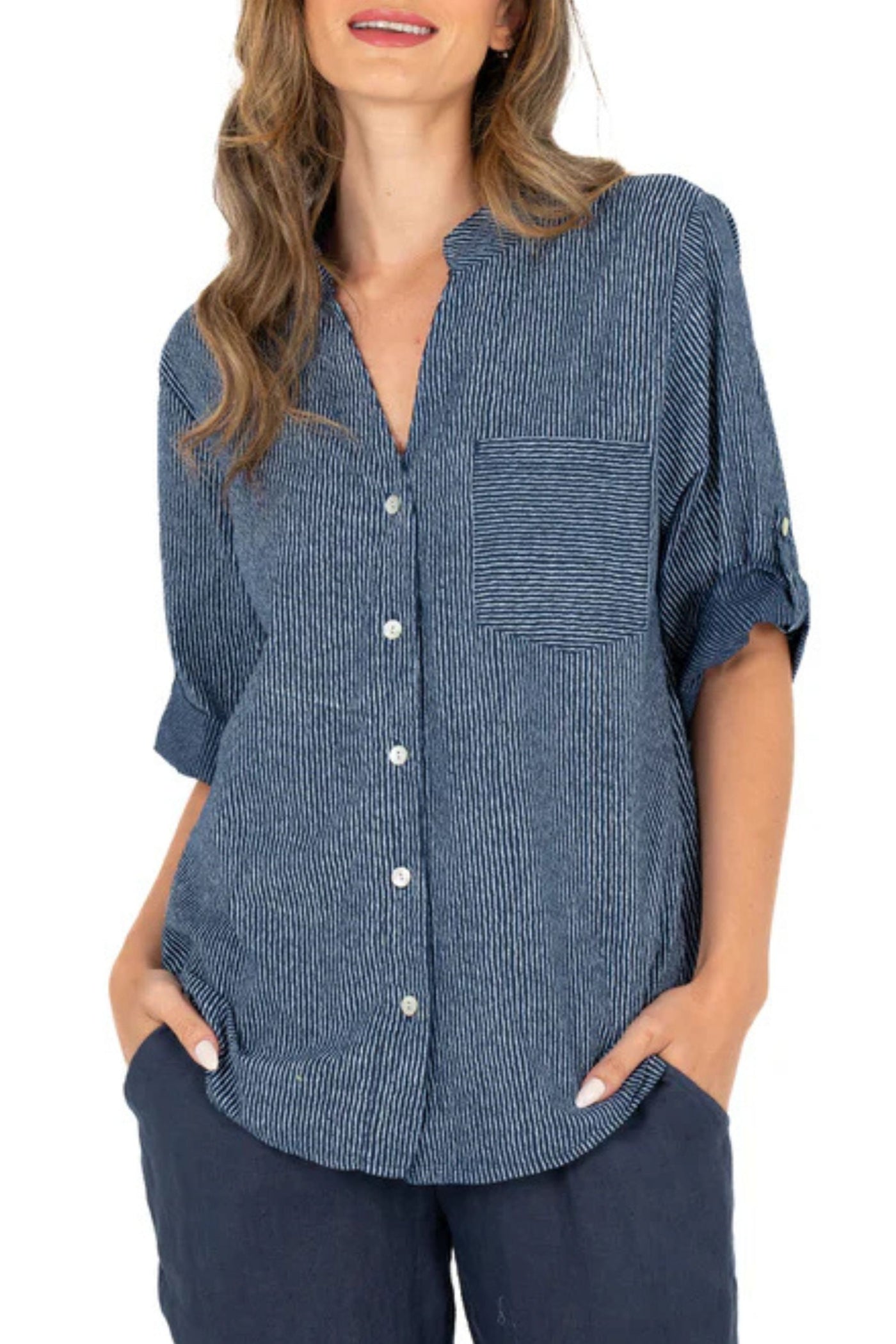 STRIPE SHIRT - 21-10962W