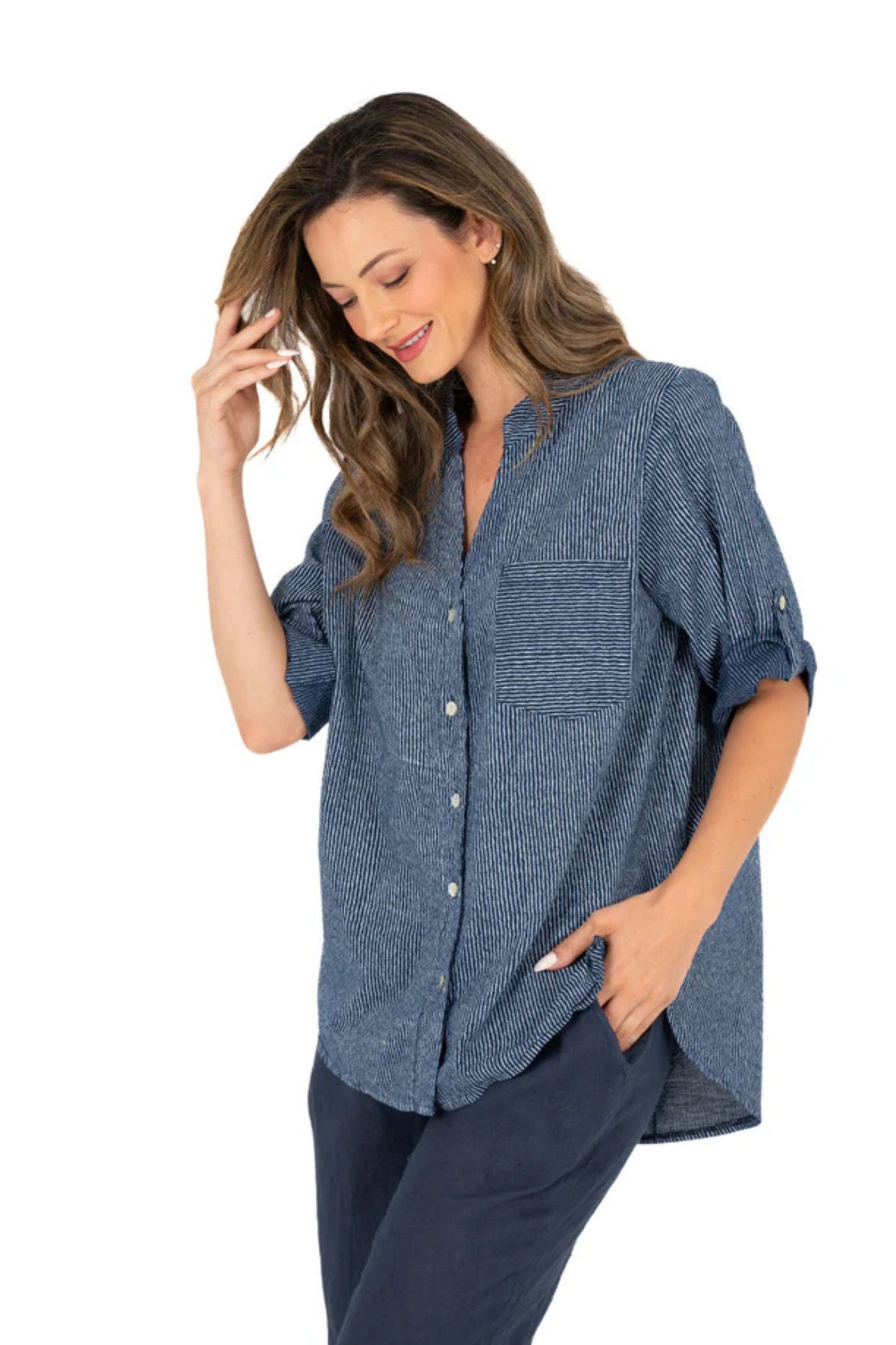 STRIPE SHIRT - 21-10962W