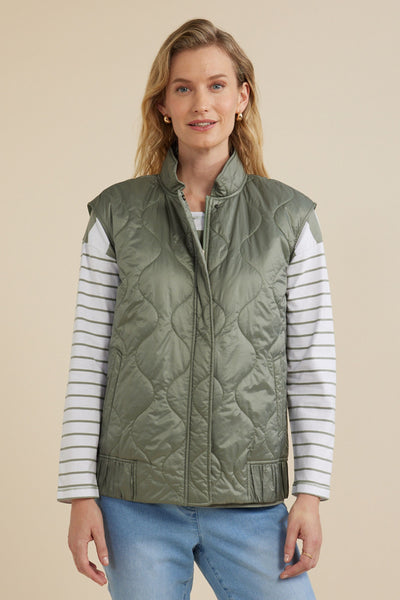 QUILTED VEST - YT24W6212