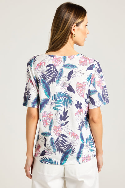 PANAMA PRINT TEE - YT25S7015