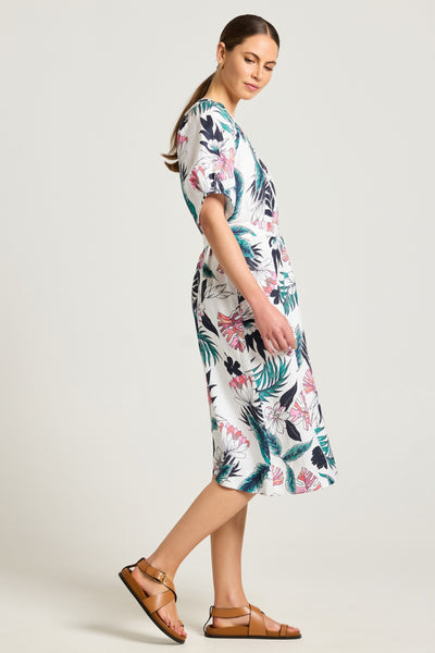 PANAMA PRINT DRESS - YT25S9540