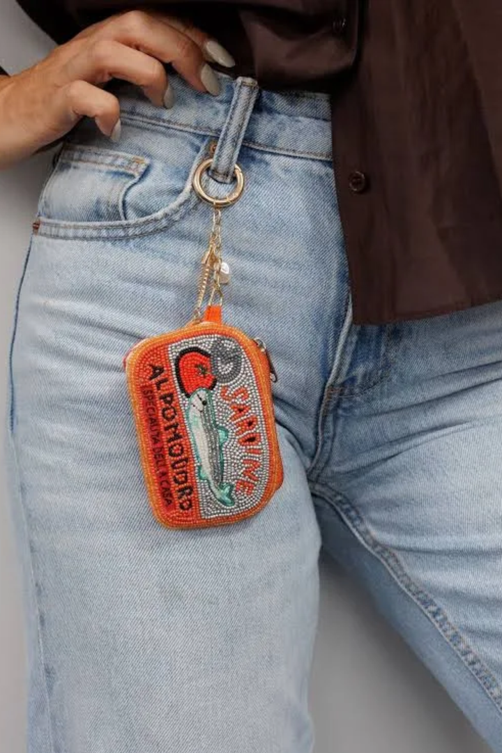 BEADED POUCH - BA03