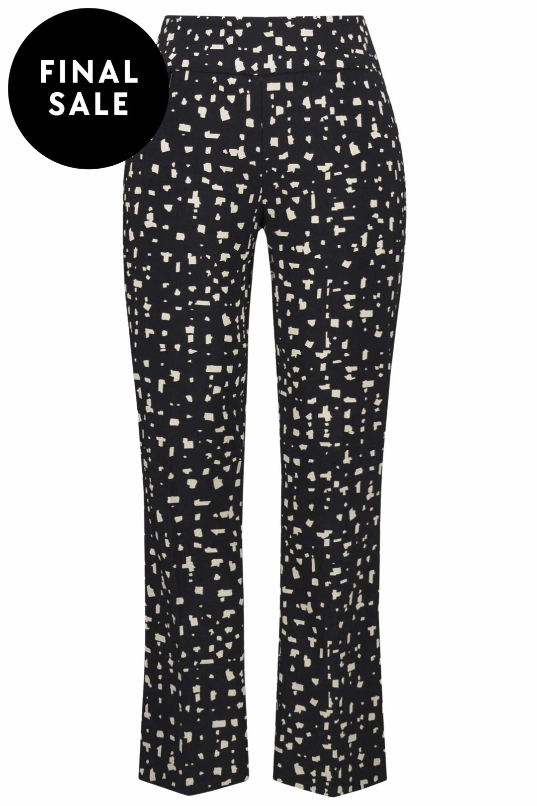 JOSEPH RIBKOFF PANTS ABSTRACT PRINT PULL-ON PANTS - 253097JR