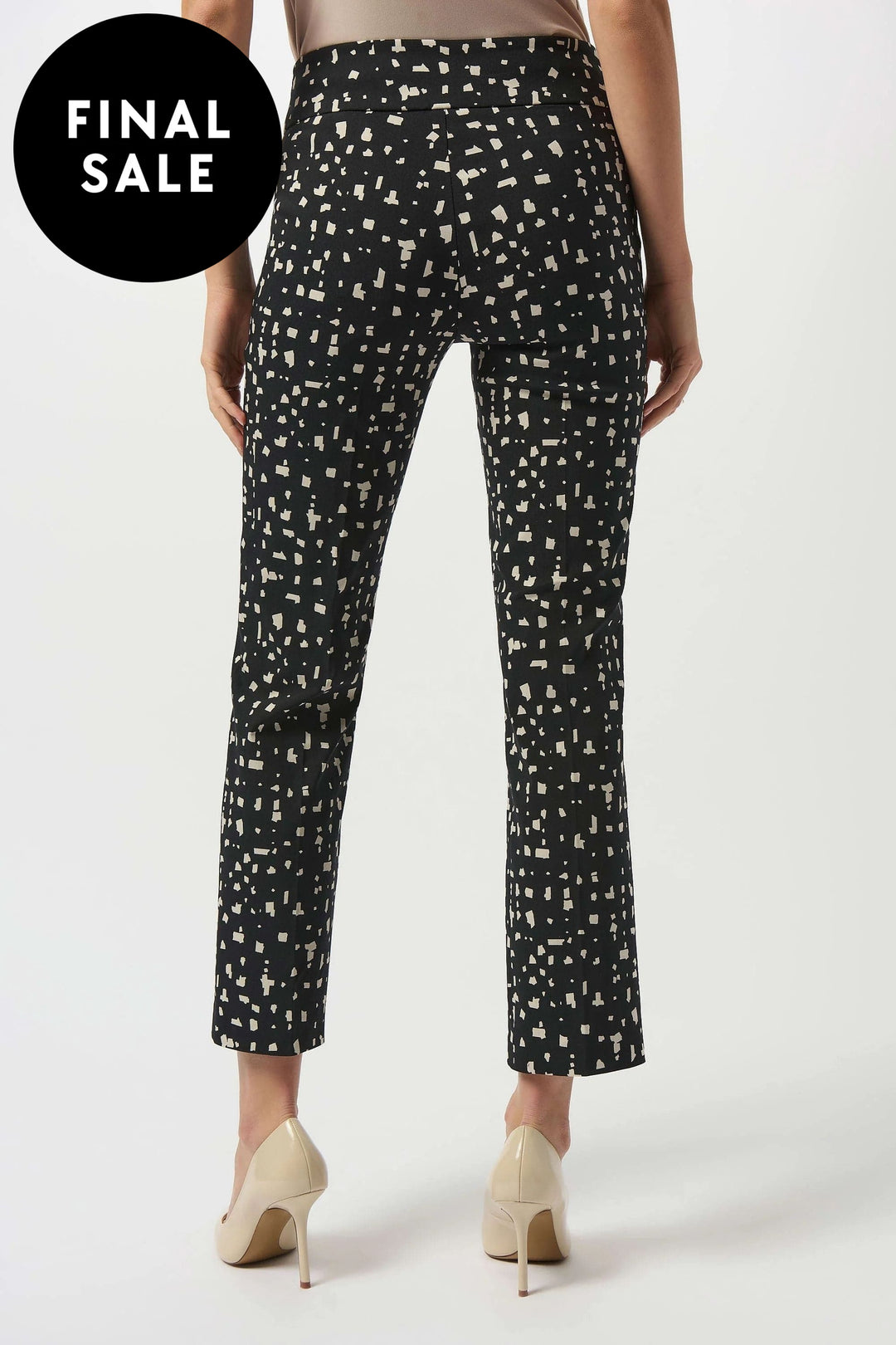 JOSEPH RIBKOFF PANTS ABSTRACT PRINT PULL-ON PANTS - 253097JR