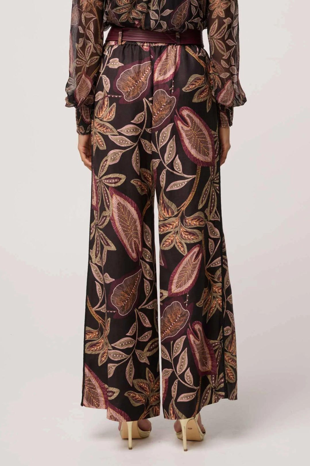 ADELE LINEN BELTED PANT - OW32106 - PANTS