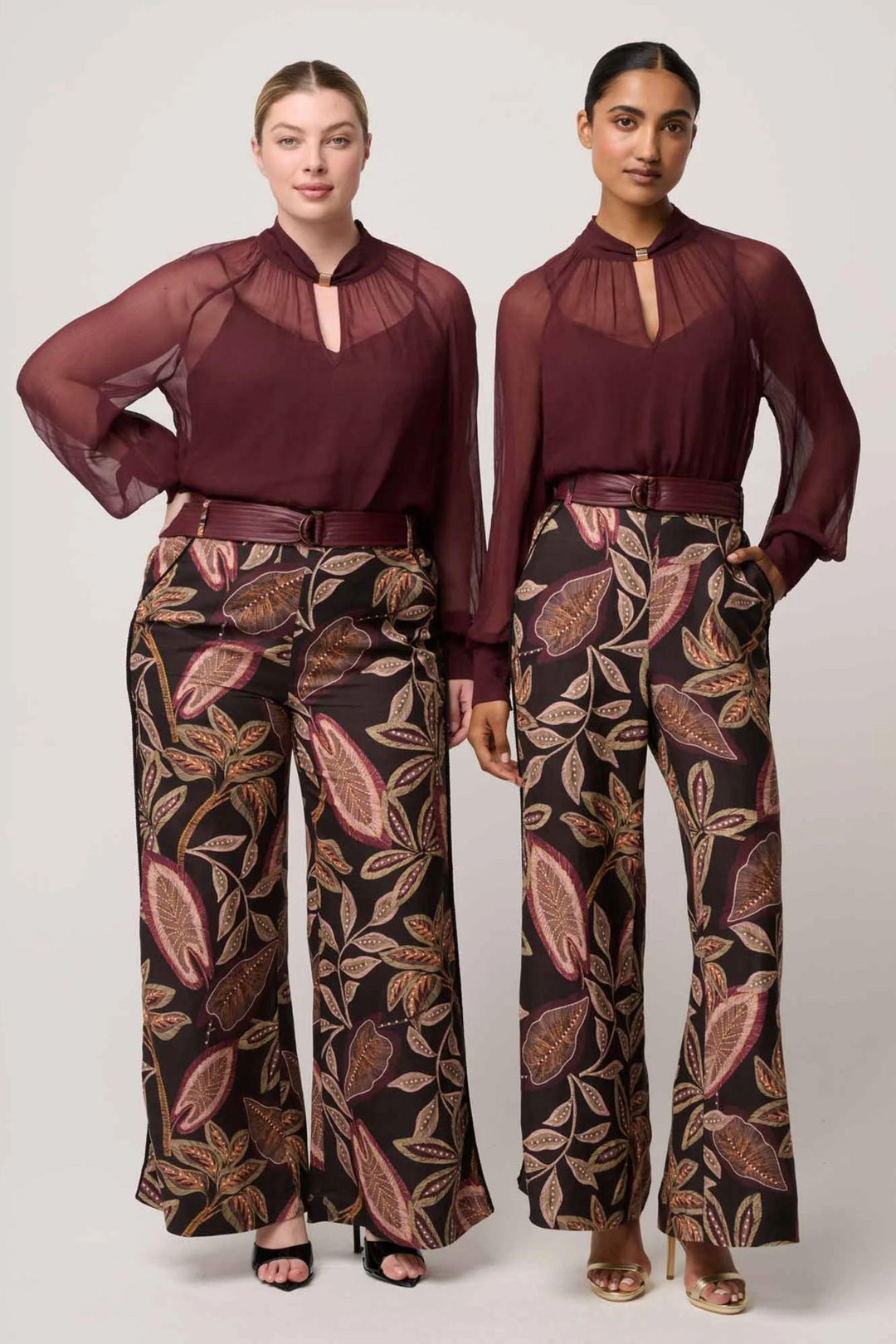 ADELE LINEN BELTED PANT - OW32106 - PANTS