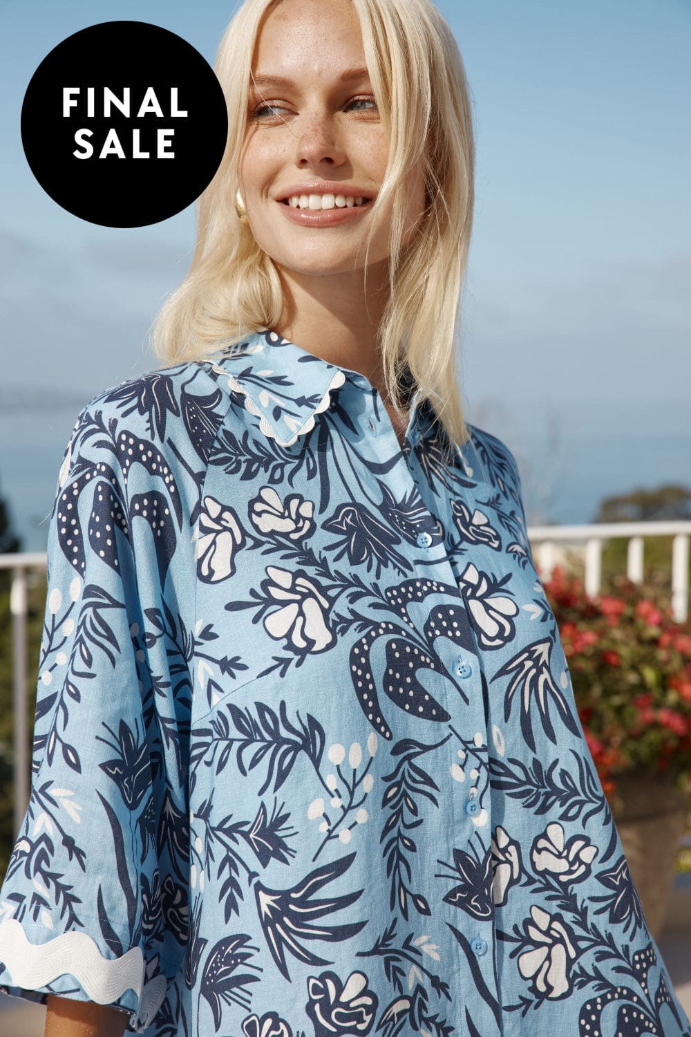 ALESSANDRA DRESS AURIENNE WAVE DRESS - S24-1.423Q
