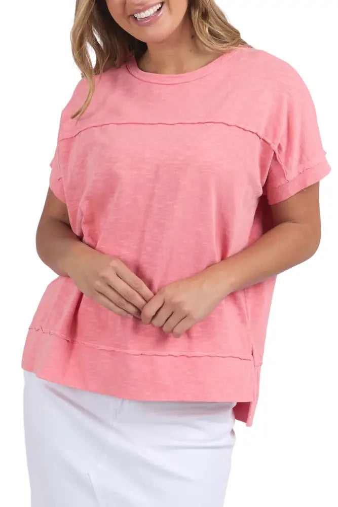 ALLISON TEE - 55X0207 8 / ROSE TOP
