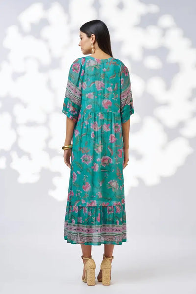 ANAPHORA MIDI DRESS - LS3115 DRESS