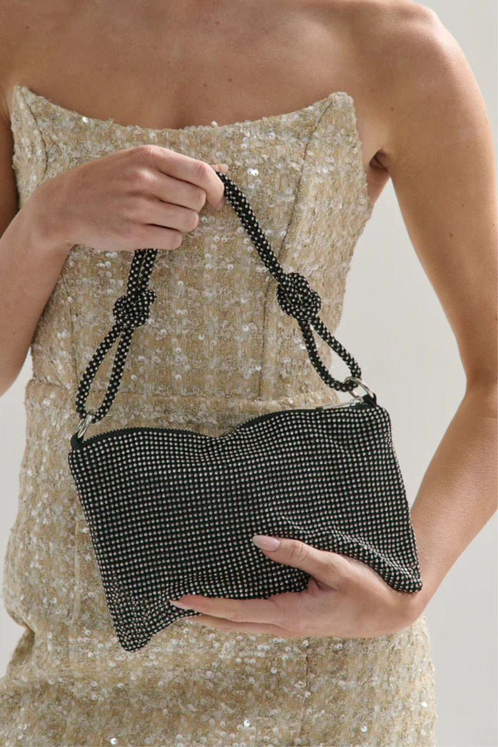 ANGELS WHISPER BAG BLACK DESTINY GLOMESH BAG - AWB6896