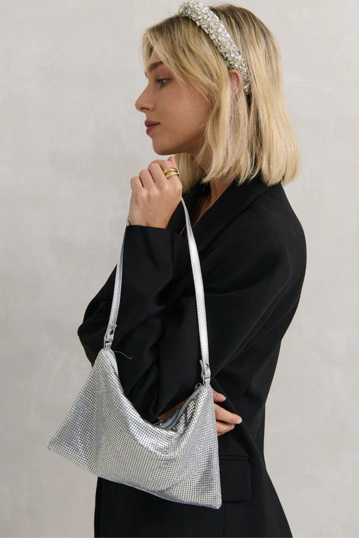 ANGELS WHISPER BAG SILVER STELLA GLOMESH BAG - AWB7127