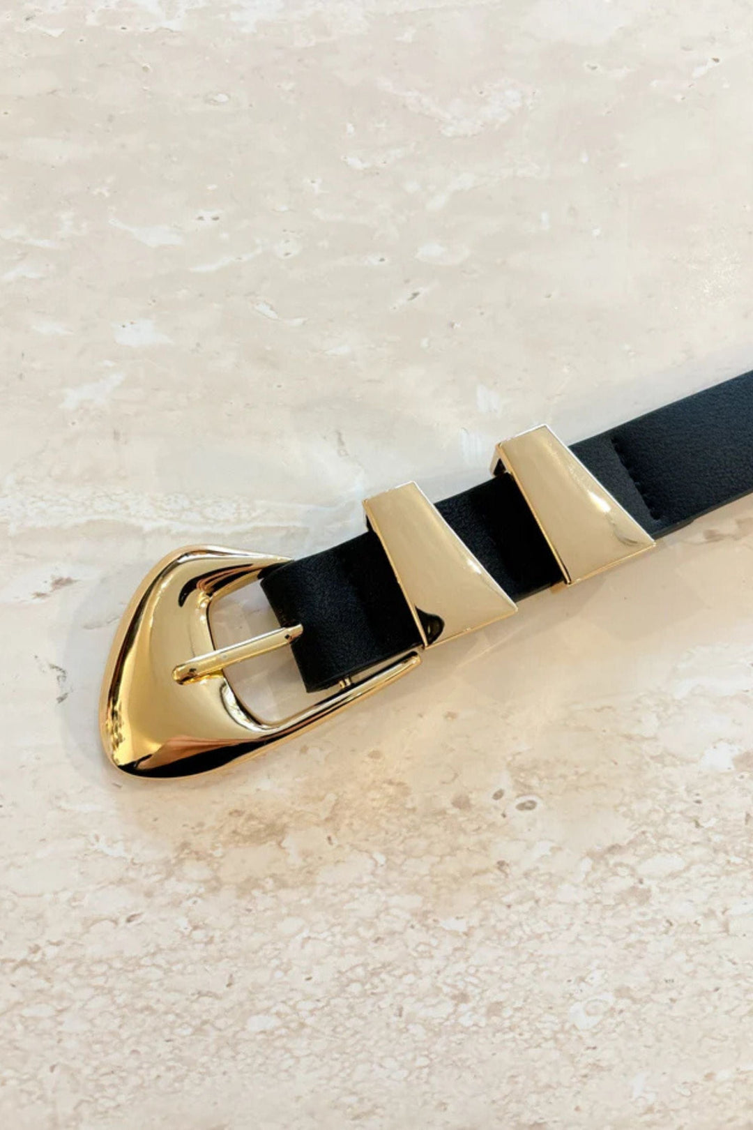 ANGELS WHISPER BELT PEBBLE DOME BUCKLE BELT - AWBE7146